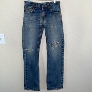Mens Ariat distressed jeans